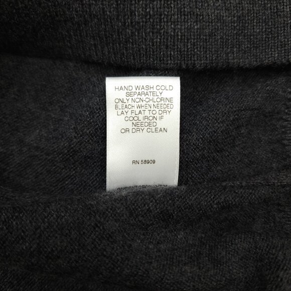 Turnbury Extra Fine Merino Wool Gray Sleeveless V-Neck Sweater Vest Men Size L - Picture 8 of 9